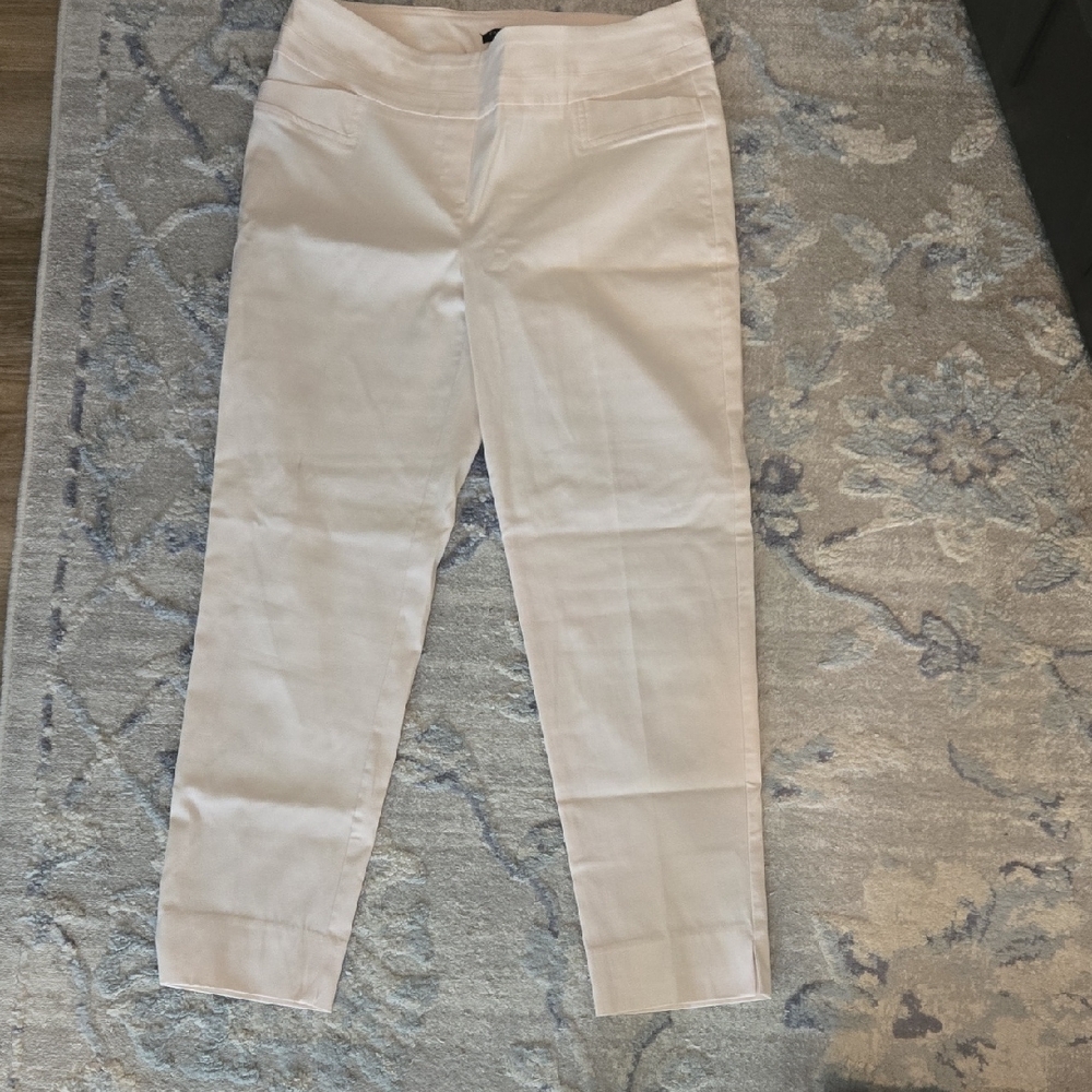 Zac & Rachel Light Blush/Cream Slim Ankle Pants